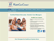 Tablet Screenshot of myhealthcareconnect.com